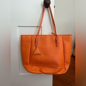 Sorial New York Orange Shoulder Tote Bag